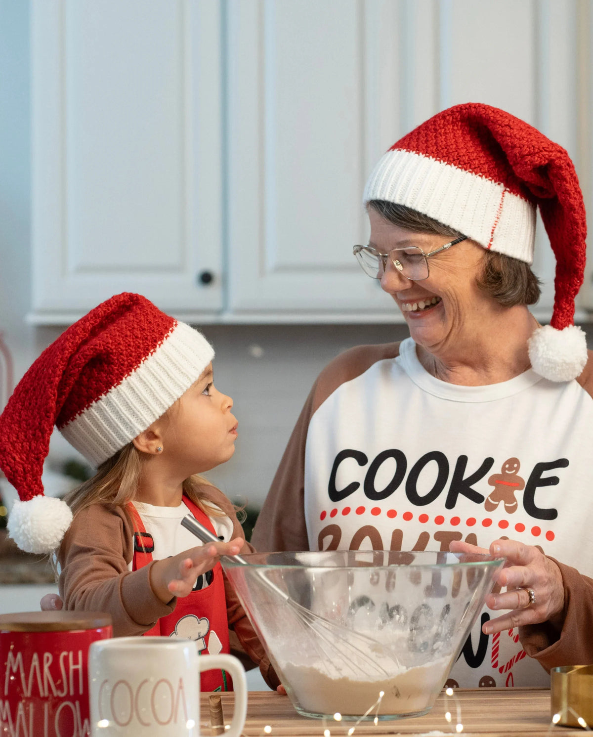 PatPat Family Matching Christmas Pajamas Gingerbread Print Khaki