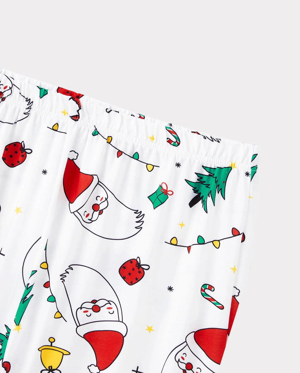 PatPat Matching Family Christmas Pajamas Christmas Tree & Santa Print White