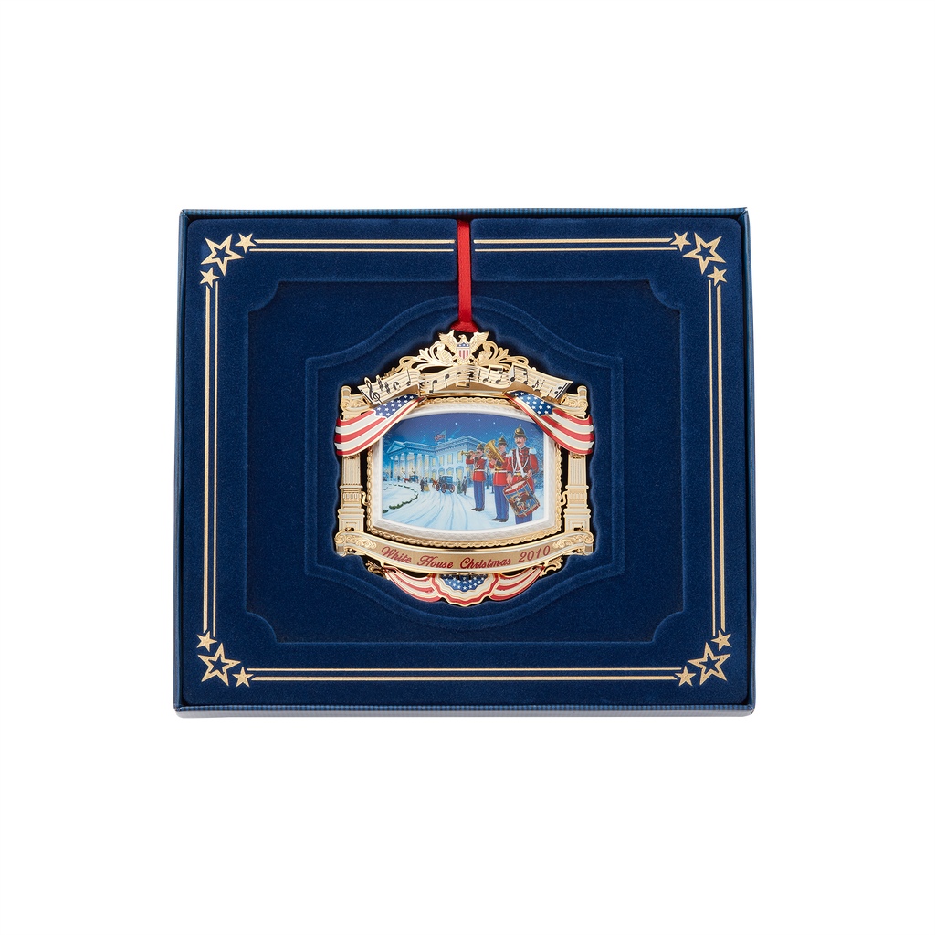 2010 White House Christmas Ornament, The U.S. Marine Band