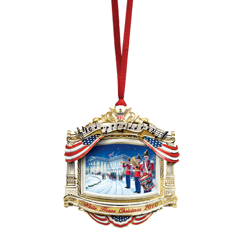 2010 White House Christmas Ornament, The U.S. Marine Band