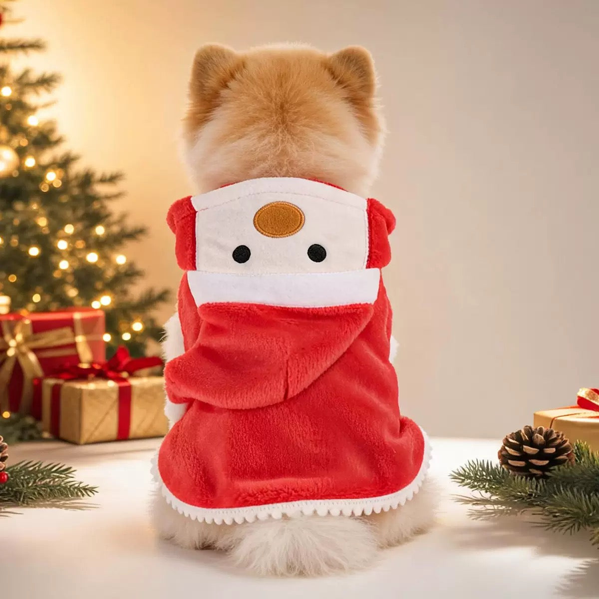Christmas Santa Tree Elk Dog Cat Cape Coat