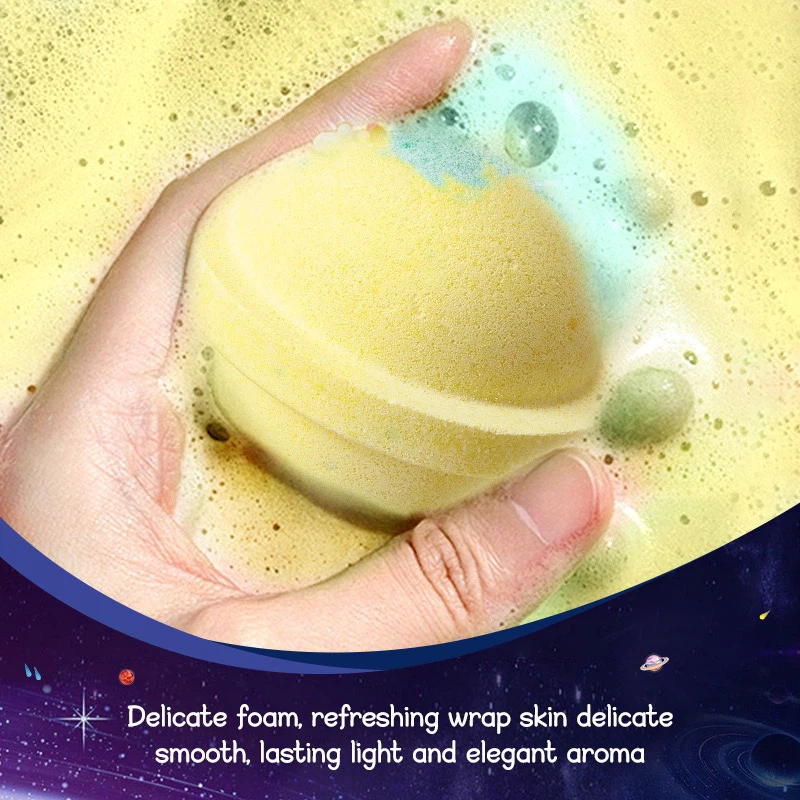 SADOER Planet Bath Bombs, 120g Fizzy Spa Bath Salt Balls