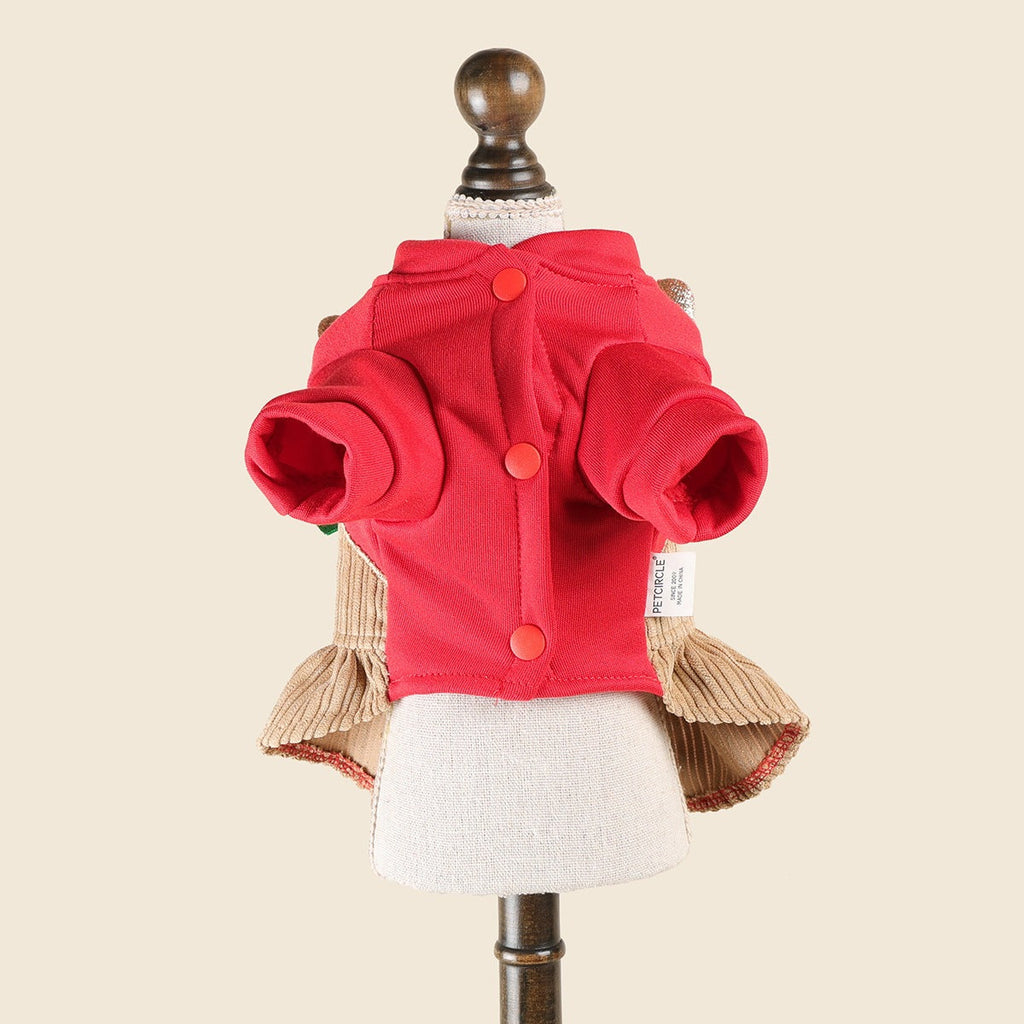 Christmas Elk Shape Dog Cat Dress Harness