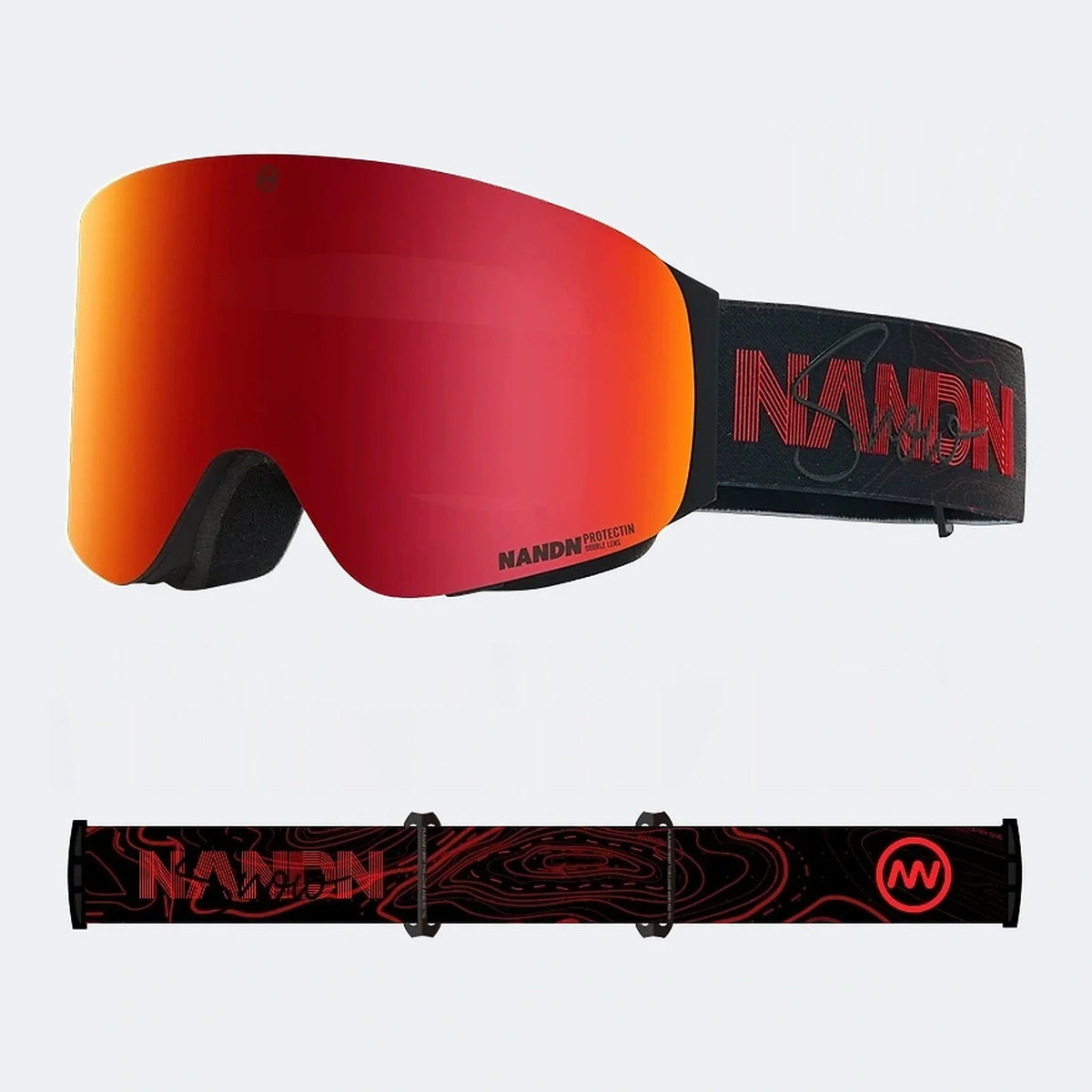 OTG Cylindrical breathable HD anti-fog flip-up ski goggles NG17