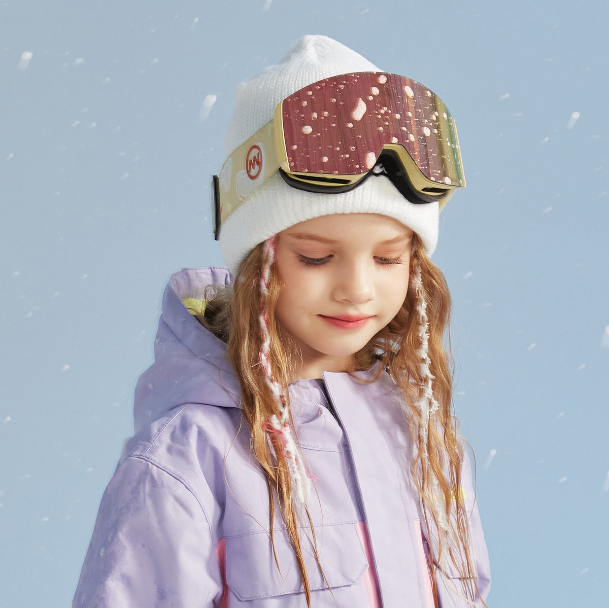 Magnetic Lens & Rapid Anti-Fog Kids Ski Goggles NG14ks