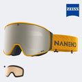 Transient-Dual ZEISS Lens Anti-Fog Bamboo Textured Straps Ski Goggles NG24Pro